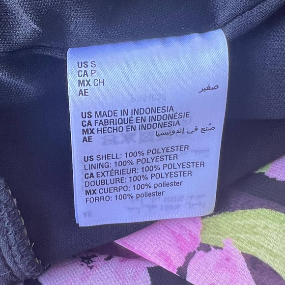 Bar III Women's Maxi Dress Size Small Pink Floral Sleeveless Ruffles Flowy - Picture 7 of 12